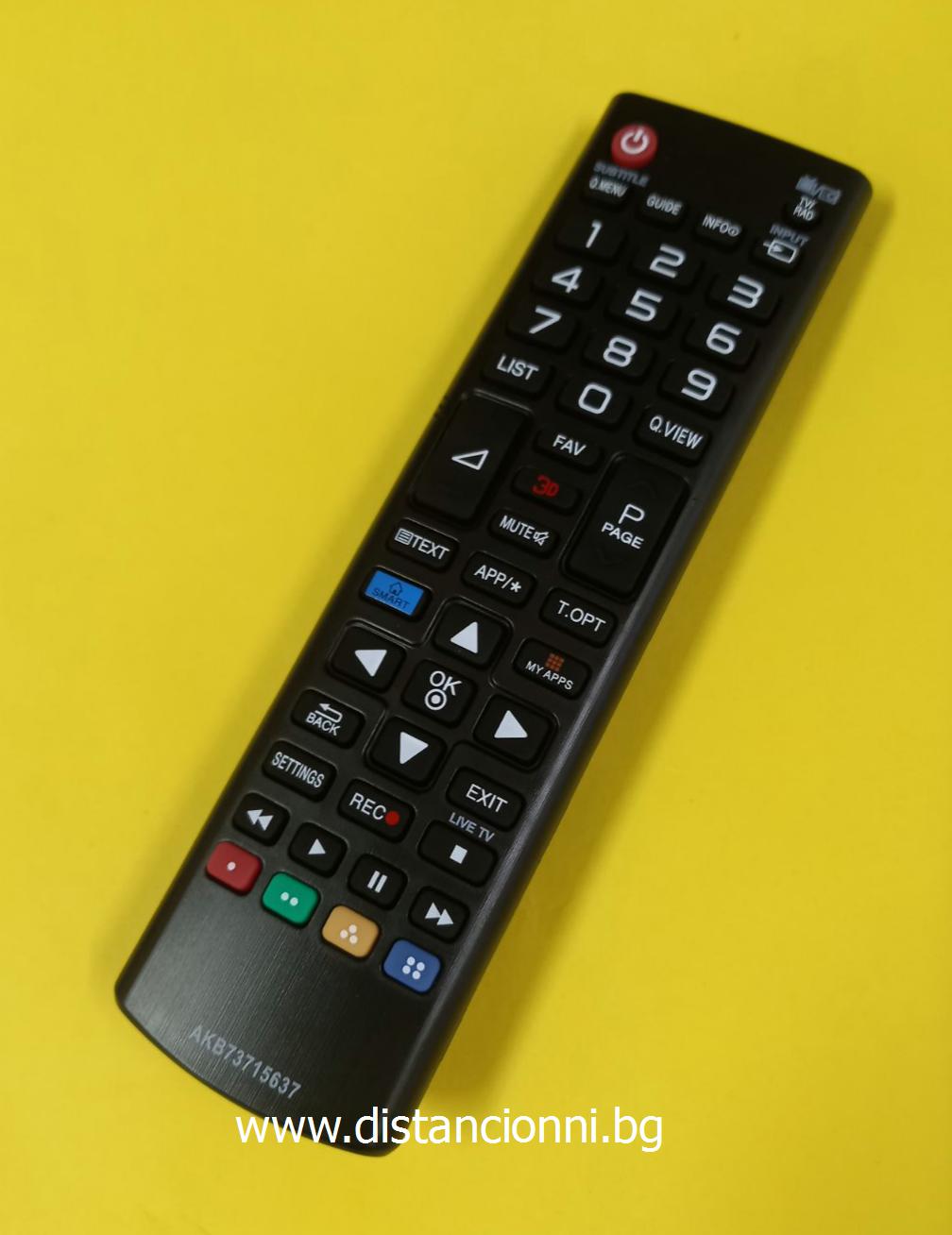 Дистанционно управление за LG AKB73715637 