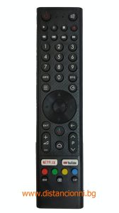 Дистанционно управление за TURBO-X ANDROID SMART TV distancionni.bg